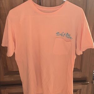 Salt life peach shirt